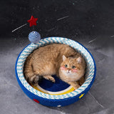 Maxbell Cat Scratcher Bed Hammock Funny Toy Scratching Board for Home Balcony Summer Small