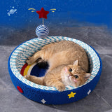 Maxbell Cat Scratcher Bed Hammock Funny Toy Scratching Board for Home Balcony Summer Small