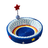 Maxbell Cat Scratcher Bed Hammock Funny Toy Scratching Board for Home Balcony Summer Large