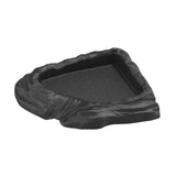 Maxbell Reptile Feeding Dish Corner Decor for Semi Aquatic Bearded Dragons Chameleon black