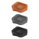 Maxbell Reptile Feeder Bowl Terrarium Accessories Food Dish for Gecko Snake Tortoise Brown