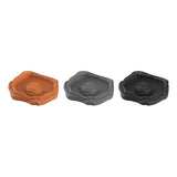 Maxbell Reptile Feeder Bowl Terrarium Accessories Food Dish for Gecko Snake Tortoise Brown