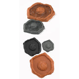 Maxbell Reptile Feeder Bowl Terrarium Accessories Food Dish for Gecko Snake Tortoise Brown