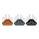 Maxbell Tortoise Feeding Dish Small Turtle Food Bowl for Bearded Dragon Semi Aquatic Brown