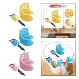 Maxbell Elevated Cat Bowl Non Slip Ergonomic Sturdy Pet Accessories Cat Litter Scoop Yellow