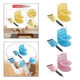 Maxbell Elevated Cat Bowl Non Slip Ergonomic Sturdy Pet Accessories Cat Litter Scoop Yellow