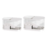 Maxbell Turtle Tank Multifunctional Area Hideout Box Turtle Terrarium Pets Accessory M