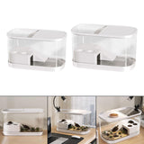 Maxbell Turtle Tank Multifunctional Area Hideout Box Turtle Terrarium Pets Accessory M