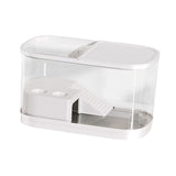 Maxbell Turtle Tank Multifunctional Area Hideout Box Turtle Terrarium Pets Accessory L