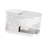 Maxbell Turtle Tank Multifunctional Area Hideout Box Turtle Terrarium Pets Accessory L