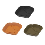 Maxbell Reptile Water Dish Tortoise Water Bath Bowl for Terrapin Tortoises Terrapins black