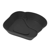 Maxbell Reptile Water Dish Tortoise Water Bath Bowl for Terrapin Tortoises Terrapins black