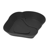 Maxbell Reptile Water Dish Tortoise Water Bath Bowl for Terrapin Tortoises Terrapins black