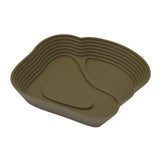 Maxbell Reptile Water Dish Tortoise Water Bath Bowl for Terrapin Tortoises Terrapins coffee