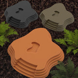 Maxbell Reptile Food Water Bowl with Ramp Turtle Bathing Pool for Turtle Snake Gecko Black