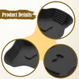 Maxbell Reptile Food Water Bowl with Ramp Turtle Bathing Pool for Turtle Snake Gecko Black