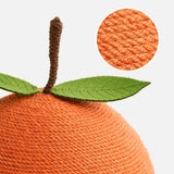 Maxbell Sisal Covered Scratching Post Fun Cat Scratcher for Kittens Indoor Cats Play Orange