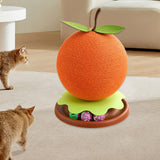 Maxbell Sisal Covered Scratching Post Fun Cat Scratcher for Kittens Indoor Cats Play Orange