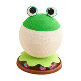 Maxbell Sisal Covered Scratching Post Fun Cat Scratcher for Kittens Indoor Cats Play Frog