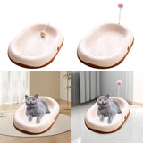 Maxbell Kitten Interactive Toy Play Grinding Claw Training Toys Cat Scratching Board With Ball