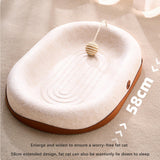 Maxbell Kitten Interactive Toy Play Grinding Claw Training Toys Cat Scratching Board With Ball