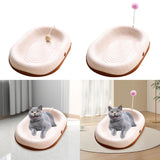 Maxbell Kitten Interactive Toy Play Grinding Claw Training Toys Cat Scratching Board With Ball