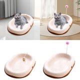 Maxbell Kitten Interactive Toy Play Grinding Claw Training Toys Cat Scratching Board With Ball