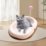 Maxbell Kitten Interactive Toy Play Grinding Claw Training Toys Cat Scratching Board with Spring Ball