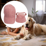 Maxbell Owner and Dog Hats with Ear Holes Sun Protection Dog Baseball Cap for Summer XS