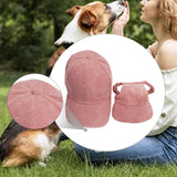Maxbell Owner and Dog Hats with Ear Holes Sun Protection Dog Baseball Cap for Summer XL