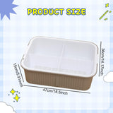 Maxbell Turtle Bathing Tank Turtle Live Breeding Box for Frog Turtles Small Reptiles white