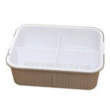 Maxbell Turtle Bathing Tank Turtle Live Breeding Box for Frog Turtles Small Reptiles white