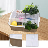 Maxbell Turtle Bathing Tank Turtle Live Breeding Box for Frog Turtles Small Reptiles white