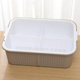 Maxbell Turtle Bathing Tank Turtle Live Breeding Box for Frog Turtles Small Reptiles white