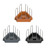 Maxbell Tortoise Feeding Dish Weighted Base Turtle Food Bowl for Chameleon Crawl Pet Light Brown