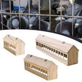 Maxbell Wooden Pigeon Feeder Pigeon Supplies Bird Feeding Bowl for Birds Garden Home 40cm