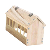 Maxbell Wooden Pigeon Feeder Pigeon Supplies Bird Feeding Bowl for Birds Garden Home 40cm