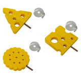 Maxbell Bird Perch Stand Toy Decorative Cage Accessories for Conure Cockatoo Budgies Triangle