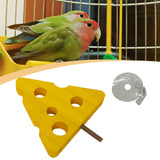 Maxbell Bird Perch Stand Toy Decorative Cage Accessories for Conure Cockatoo Budgies Triangle