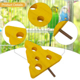 Maxbell Bird Perch Stand Toy Decorative Cage Accessories for Conure Cockatoo Budgies Triangle