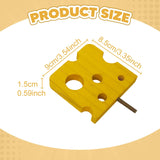 Maxbell Bird Perch Stand Toy Decorative Cage Accessories for Conure Cockatoo Budgies Rectangle