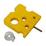 Maxbell Bird Perch Stand Toy Decorative Cage Accessories for Conure Cockatoo Budgies Rectangle