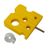 Maxbell Bird Perch Stand Toy Decorative Cage Accessories for Conure Cockatoo Budgies Rectangle