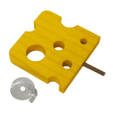 Maxbell Bird Perch Stand Toy Decorative Cage Accessories for Conure Cockatoo Budgies Rectangle