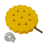 Maxbell Bird Perch Stand Toy Decorative Cage Accessories for Conure Cockatoo Budgies Round