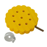 Maxbell Bird Perch Stand Toy Decorative Cage Accessories for Conure Cockatoo Budgies Round