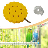 Maxbell Bird Perch Stand Toy Decorative Cage Accessories for Conure Cockatoo Budgies Round