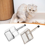 Maxbell Cat Litter Scoop Heavy Duty Non Stick Efficient Portable Pet Supplies Lifter Grid