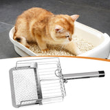 Maxbell Cat Litter Scoop Heavy Duty Non Stick Efficient Portable Pet Supplies Lifter Grid