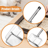Maxbell Cat Litter Scoop Heavy Duty Non Stick Efficient Portable Pet Supplies Lifter Grid